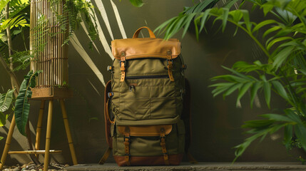 A backpack with reinforced stitching and durable materials for long-lasting use.