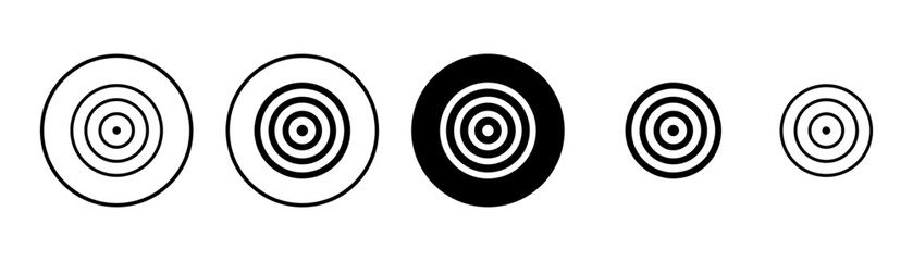 Target icon vector isolated on white background. Target vector icon. goal icon. marketing target. Aim