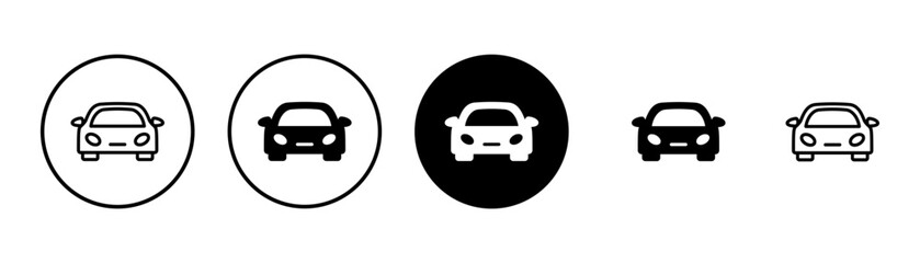 Car icon vector isolated on white background. Car icon vector.