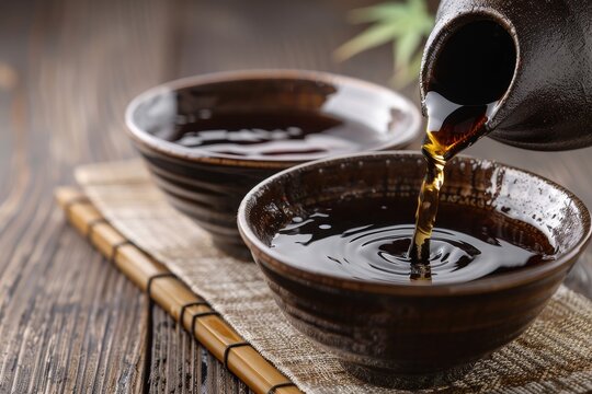 Japanese cooking sake called mirin