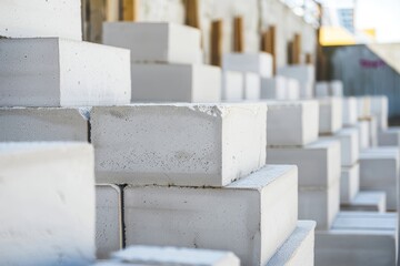 Lightweight gypsum blocks for modular wall construction in innovative architecture