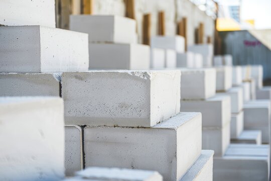 Lightweight gypsum blocks for modular wall construction in innovative architecture