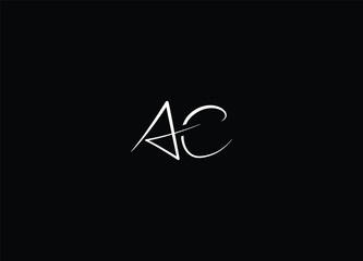 AC  creative logo design and letter logo