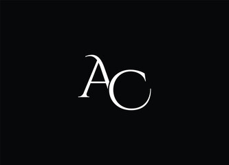 AC  creative logo design and letter logo