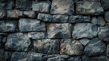 Obraz premium Stone wall and backdrop in shades of grey