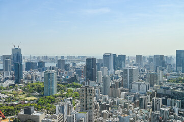 日本東京の都市風景