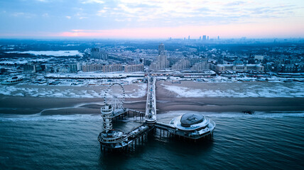 Scheveningen, The Hague. Netherland. Drone