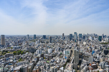 日本東京の都市風景