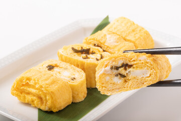塩昆布入りだし巻き卵