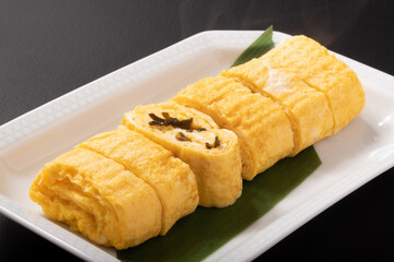 塩昆布入りだし巻き卵