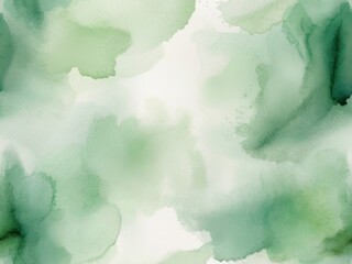 Green watercolor abstract background. Soft wash texture
