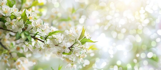 Fresh spring background isolated against a white backdrop