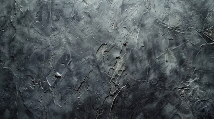 Gray polished concrete wall with scratches texture for background - obrazy, fototapety, plakaty