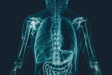 X-Ray Vision of Human Torso Anatomy