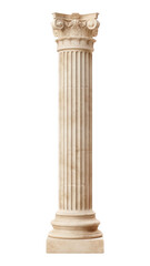Naklejka premium PNG Roman pillar architecture column white background.