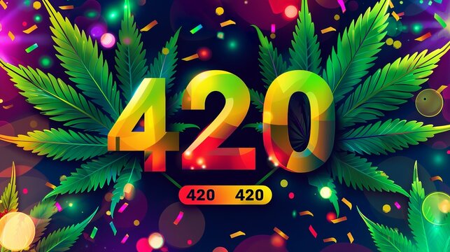 Eye-catching banner image for a 420 cannabis culture day