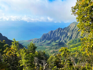Kalalau Valley and Na Pali coast Kauai Hawaii