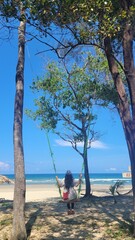 swing on the beach 