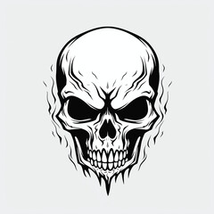 Skeleton half masks real human skull best friend hand drawing skull mechanic logo handdrawncurves hand drawn horse goat skull logo hand drawn animals hand realistic drawing skull snake logo