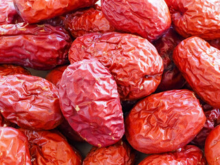 Dried red dates or Chinese Jujubes