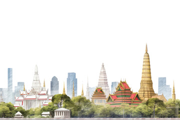 Obraz premium PNG City architecture landscape building