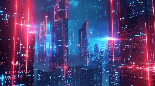 Neon Metropolis: Embracing the Digital Frontier