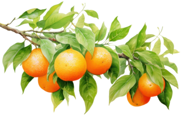 PNG Tangerine grapefruit plant green.