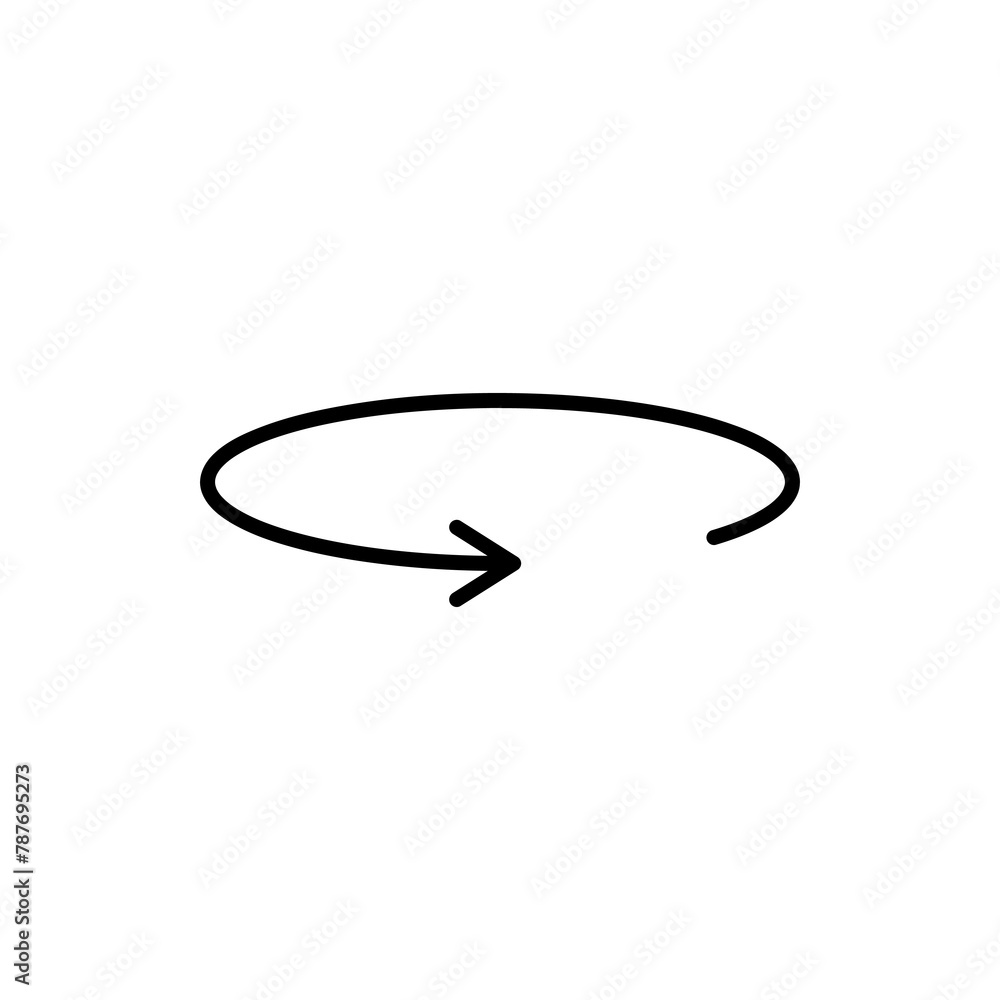 Poster reversal arrow icon. simple liner illustration for web and app..eps