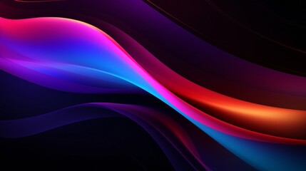 Abstract background with neon lights