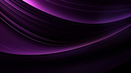 Abstract elegant black background with shiny purple geometric lines