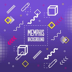 Memphis Style Background