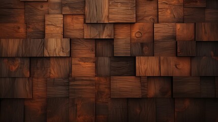 Abstract wooden background with Baroque Style - obrazy, fototapety, plakaty