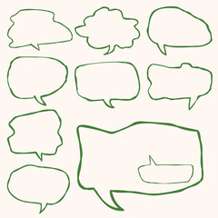 Set of Modern Shape Outline.eps