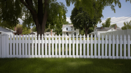 White house fence