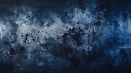 dark blue background with grungy graffiti, in the style of dark gray and light gray, loose, gestural marks, abstraction - obrazy, fototapety, plakaty