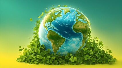 green planet earth