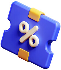 3d coupon icon