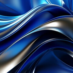 Obraz premium Metalic and abstract background, blue colors