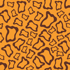 Abstract Letter D Vector Seamless Pattern