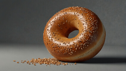 bagel without background very nice view