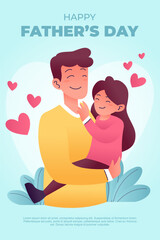 Happy Father Day Illustration