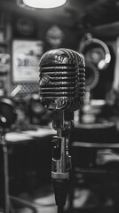 Vintage Microphone: A Glimpse into Golden Age Radio Shows