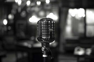 Vintage Microphone: A Glimpse into Golden Age Radio Shows