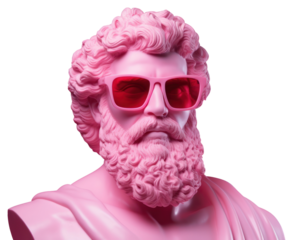 PNG Sunglasses sculpture portrait photo.