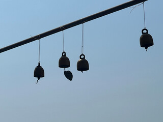 bells hanging on the rope