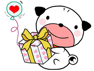 パグのプレゼント