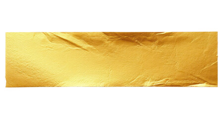 Obraz premium PNG Gold stripe adhesive strip paper white background rectangle.