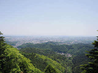 Fototapeta na wymiar 高尾山からの景色