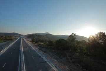 Overpasses and mountain highways