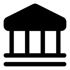 bank icon vector illustration asset element